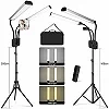 Anneau Lumineux LED Double Bras Trépied 200cm - Maquillage Vidéo Selfie|97,64 €|OKKO MODE