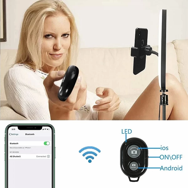 Trépied de lumière annulaire pour selfie RVB LED: Boostez votre éclat!|20,37 €|OKKO MODE