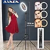 Anneau lumineux LED avec trépied pour selfie, 26cm - Éclairage télécommandé téléphone et vidéo|20,16 €|OKKO MODE