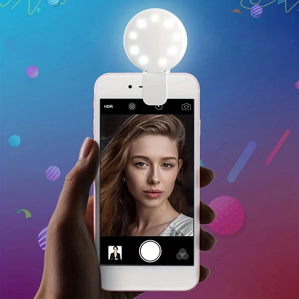 Anneau lumineux LED portable pour téléphone - Lampe de remplissage beauté selfie 3 vitesses|5,00 €|OKKO MODE