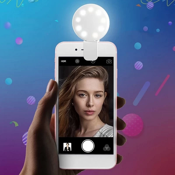 Mini Anneau Lumineux Portable à réinitialisation pour Selfie - Accessoire Compact lumière gradable Toutes Occasions|5,03 €|OKKO MODE