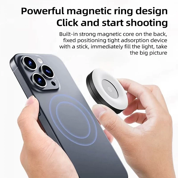 Lumière Selfie Magnétique pour Smartphone - 3 Modes Réglables|15,95 €|OKKO MODE