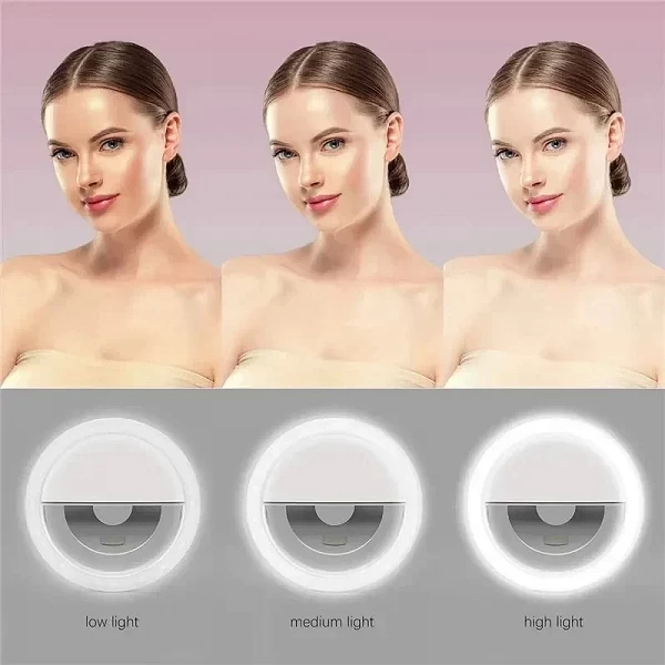 Anneau Lumineux LED Selfie avec Chargeur USB et Lentille pour Portable - Qualité Professionnelle|4,00 €|OKKO MODE