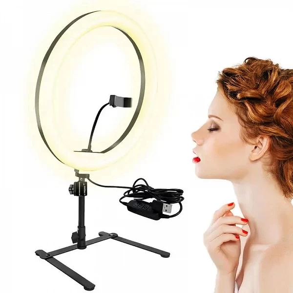 Anneau lumineux LED portable avec trépied - Illuminez vos selfies en toute élégance !|9,89 €|OKKO MODE