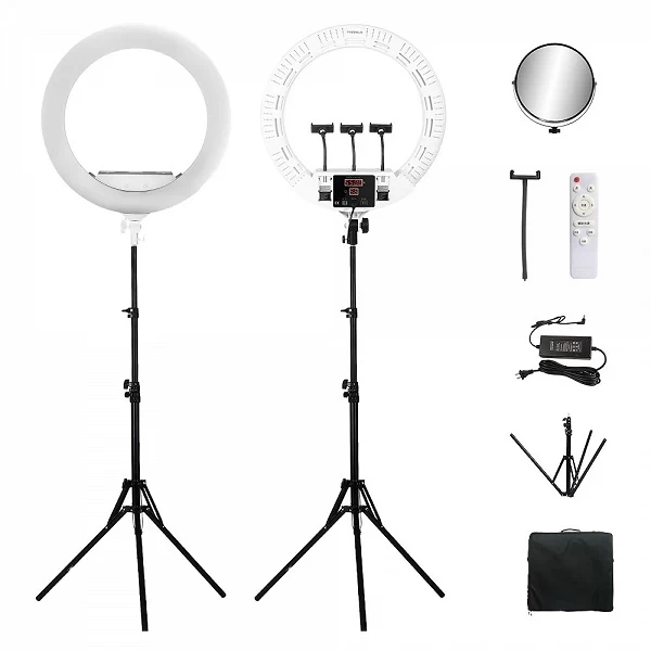 Eclairage Ring Light professionnel 22 pouces avec trépied et télécommande - Yidoblo FD-640II|353,39 €|OKKO MODE