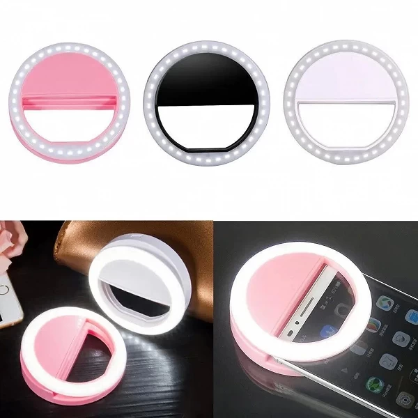 Anneau lumineux LED selfie portable USB rechargeable - haute qualité|5,39 €|OKKO MODE