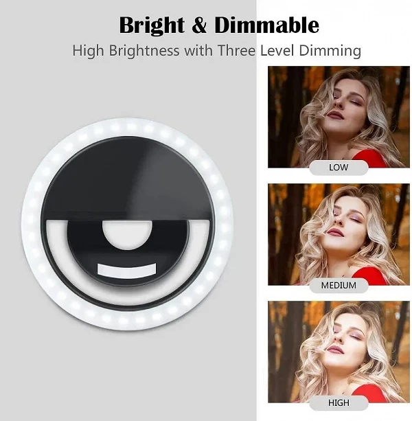 Anneau lumineux LED selfie portable USB rechargeable - haute qualité|5,39 €|OKKO MODE