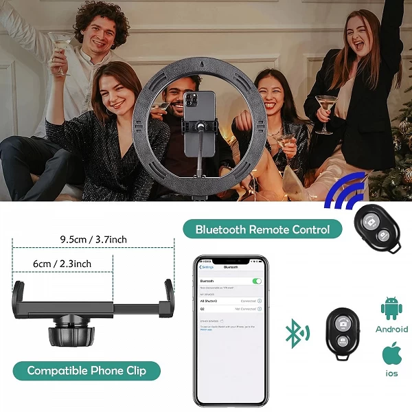 Anneau lumineux RVB avec trépied et support de téléphone - Kit photo & vidéo complet|34,07 €|OKKO MODE