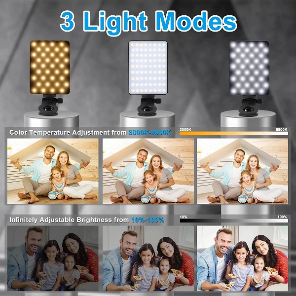 Clip Selfie Portable avec 72 LEDs et 3 Modes d'éclairage|24,95 €|OKKO MODE