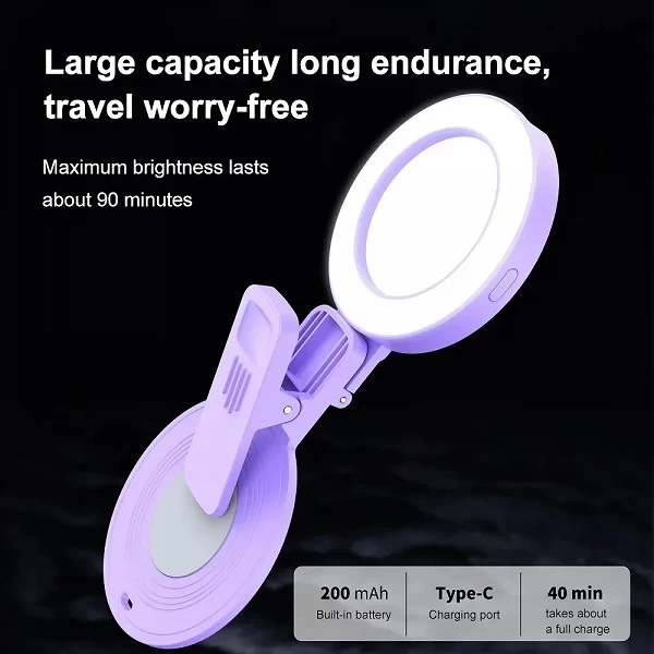 Rétroviseur Selfie Light HD avec Réflecteur pour Smartphone|7,05 €|OKKO MODE