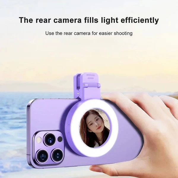 Rétroviseur Selfie Light HD avec Réflecteur pour Smartphone|7,05 €|OKKO MODE