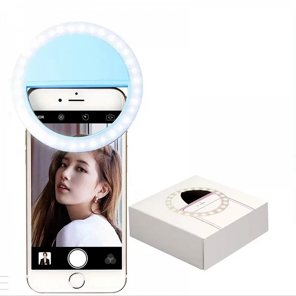 Anneau lumineux LED à clipser pour téléphone portable avec charge USB - Okko-Mode|2,00 €|OKKO MODE