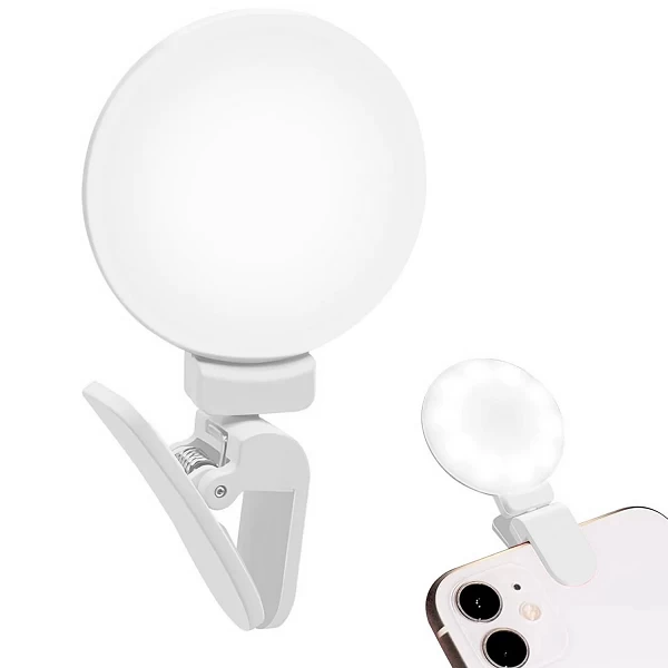 Lampe LED universelle pour vidéo en direct sur smartphone, lumière de beauté pour téléphone portable, anneau lumineux pour selfi|1,96 €|OKKO MODE