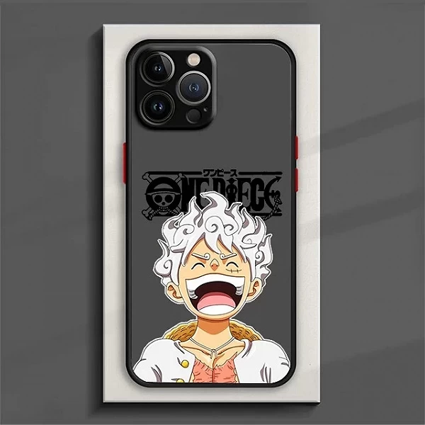 Coque de téléphone Luffy One Piece iPhone, Coque Translucide Conviviale - Style Anime Expressif|4,00 €|OKKO MODE