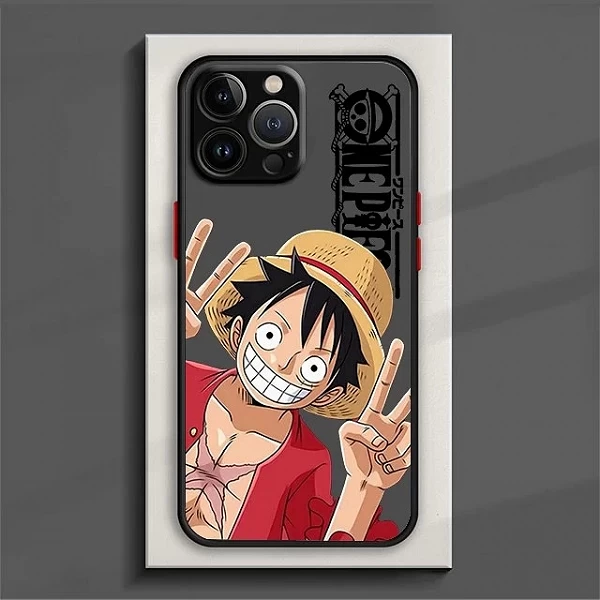 Coque de téléphone Luffy One Piece iPhone, Coque Translucide Conviviale - Style Anime Expressif|4,00 €|OKKO MODE