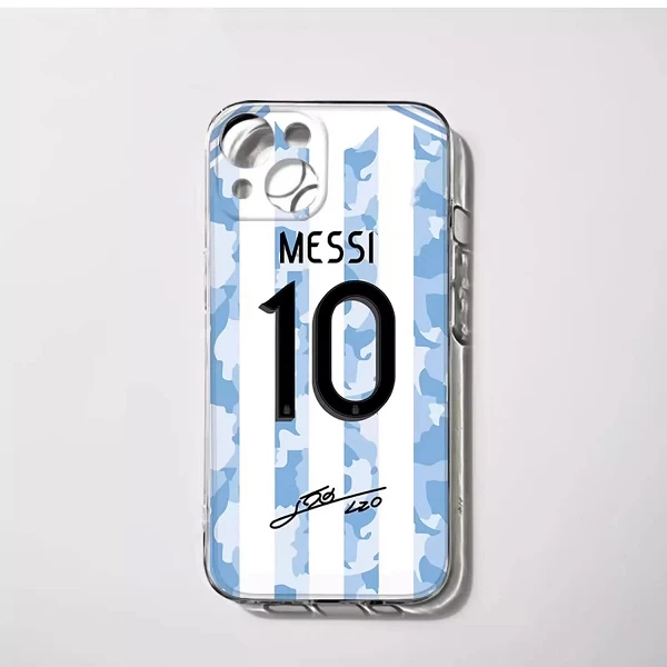 Messi-Coque de téléphone antichoc en silicone transparent pour iPhone Pro Max|6,04 €|OKKO MODE