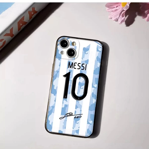 Messi-Coque de téléphone antichoc en silicone transparent pour iPhone Pro Max|6,04 €|OKKO MODE