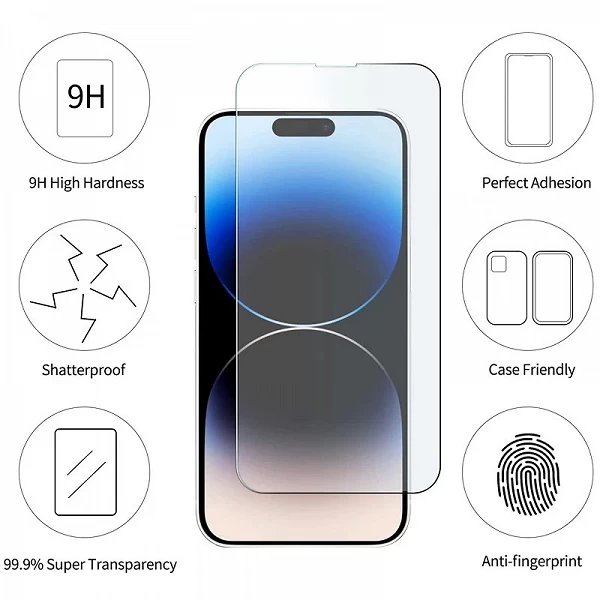 Protecteur d'écran en verre pour iPhone 12 Pro Max - Lot de 3 pièces|4,94 €|OKKO MODE