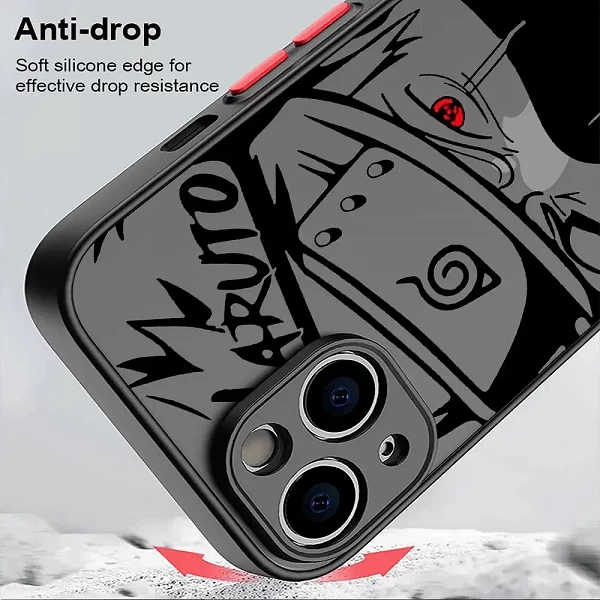 Coque de téléphone Anime Cool-N-Narutos, coque antichoc pour Apple iPhone 13 14 Plus 15 Pro Max 11 Pro 12 Mini Poly 8 SE 7 6S XS|4,00 €|OKKO MODE