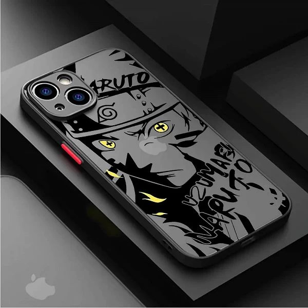 Coque de téléphone Anime Cool-N-Narutos, coque antichoc pour Apple iPhone 13 14 Plus 15 Pro Max 11 Pro 12 Mini Poly 8 SE 7 6S XS|4,00 €|OKKO MODE