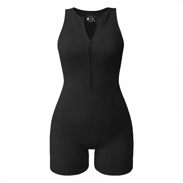 Combinaison de yoga sans couture pour femme avec fermeture éclair - Vêtements sportifs sexy|15,94 €|OKKO MODE