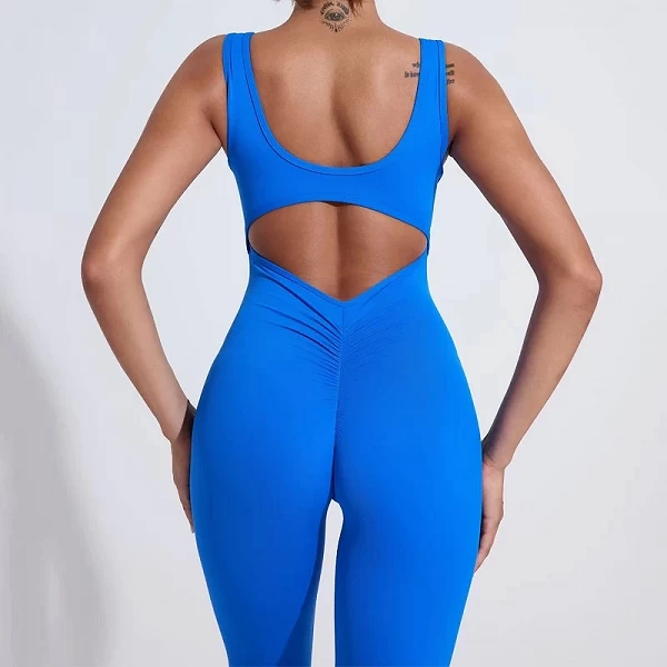 Combinaison de fitness une pièce pour femme, RearV-Lift Fesses ajustement serré - Idéal yoga extérieur|17,09 €|OKKO MODE