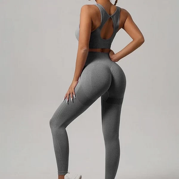 Ata Leegirl-Ensemble de 2 pièces de yoga pour femme, leggings push-up, séchage rapide, vêtements de fitness|15,03 €|OKKO MODE