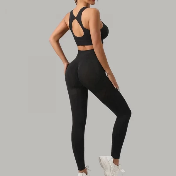 Ata Leegirl-Ensemble de 2 pièces de yoga pour femme, leggings push-up, séchage rapide, vêtements de fitness|15,03 €|OKKO MODE