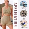 Ensemble de yoga sans couture pour femme, vêtements de sport d'entraînement, fitness, haut court à manches longues, leggings tai|7,19 €|OKKO MODE