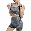 Ensemble de yoga sans couture pour femmes, shorts de gym, soutiens-gorge de sport, brassière d'entraînement, vêtements de yoga, |4,49 €|OKKO MODE