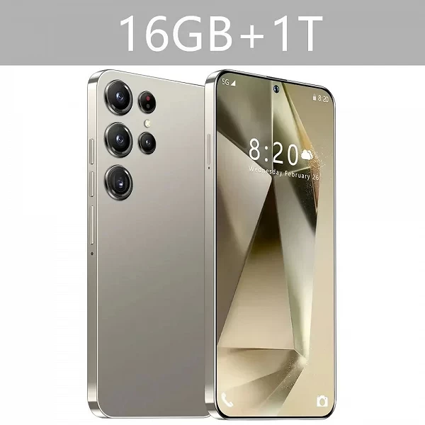 Smartphone d'origine S24 Ultra, téléphone portable Android 14, téléphone intelligent, 7.3 ", 4G, 5G, 7800mAh, version global|90,64 €|OKKO MODE