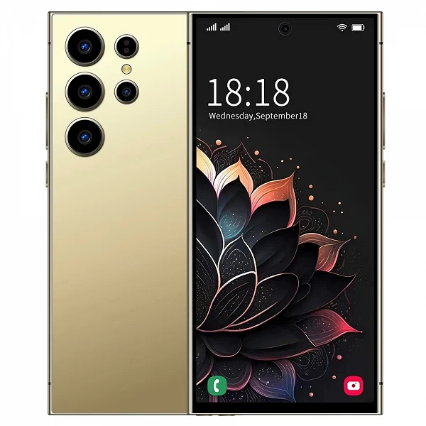 Smartphone S24 Ultra,6.6 ", 4 + 128 Go ,5000mAh, téléphones portables, Android,5 + 13MP, Google Play reconnaissance fascial|117,17 €|OKKO MODE