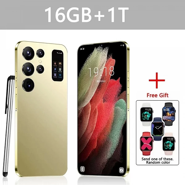 Téléphone Portable S24 Ultra Débloqué de 2024 Pouces, Smartphone 5G, 7.0 mAh, Android, Nouveau, 7800|83,72 €|OKKO MODE