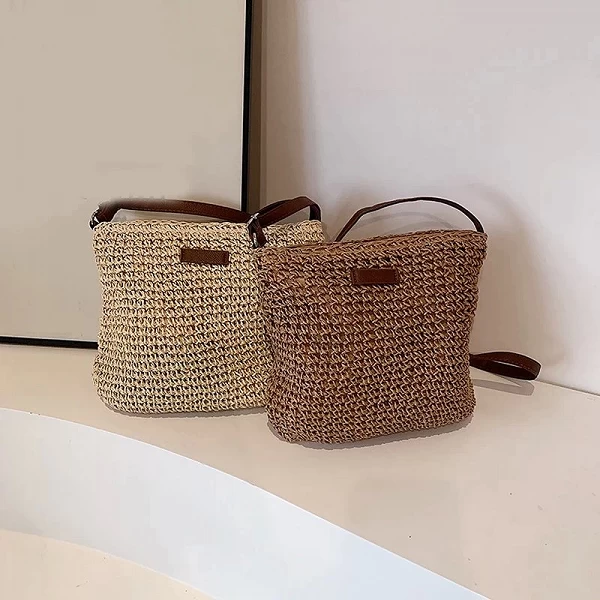 Sac de plage grande capacité tissé main en paille bohème pour femmes|1,90 €|OKKO MODE