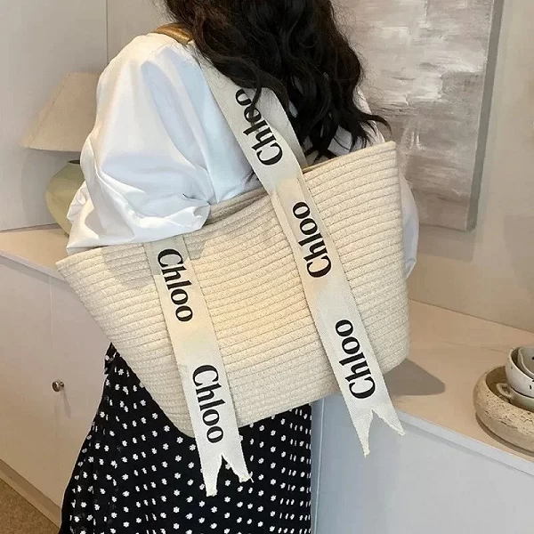 Sac Fourre-tout en Paille d'Été Tissé à la Main - Design de Créateur Luxueux|25,28 €|OKKO MODE