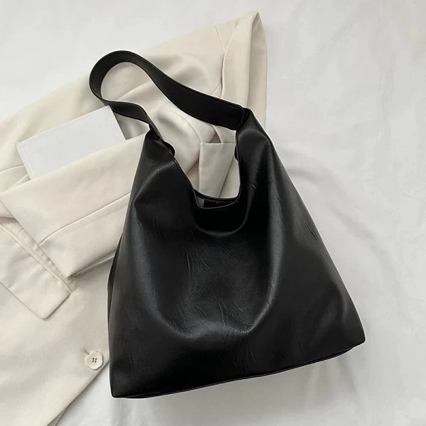 Sac à bandoulière en cuir souple pour femme - Grand sac fourre-tout rétro hand-made|6,44 €|OKKO MODE