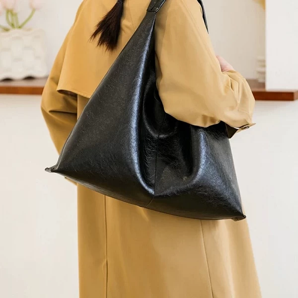 Sac fourre-tout en cuir PU souple pour femme, grande capacité|15,18 €|OKKO MODE