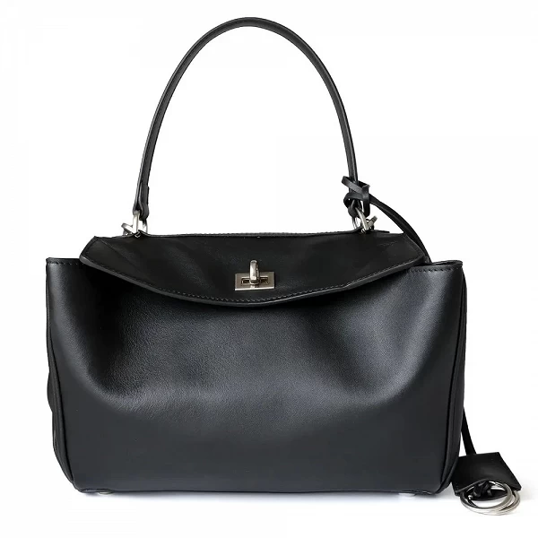 Sac en cuir véritable avec serrure Rodeo dorée pour femme - Luxe & Capacité|63,00 €|OKKO MODE