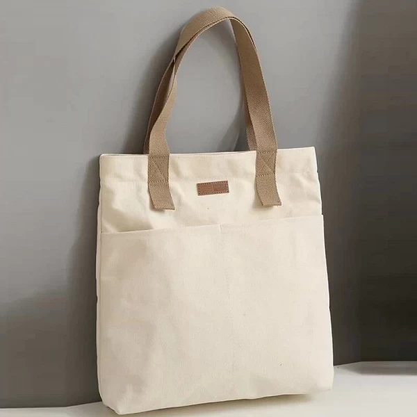 Sac fourre-tout en toile pour femmes, sac à main décontracté grande capacité|5,98 €|OKKO MODE