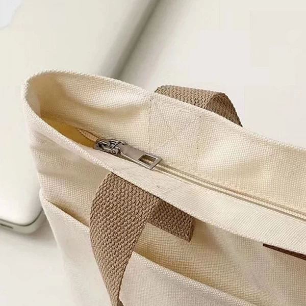 Sac fourre-tout en toile pour femmes, sac à main décontracté grande capacité|5,98 €|OKKO MODE