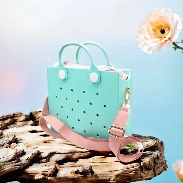 Sac à main en caoutchouc souple et coloré pour l'été - Sac de plage et shopping stylé|18,08 €|OKKO MODE