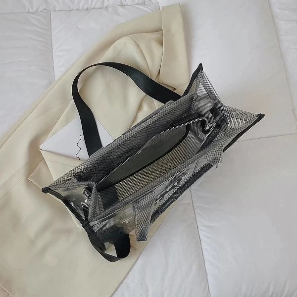 Sac à Main Transparent PVC Lettres Femme Gelée Bandoulière|20,09 €|OKKO MODE