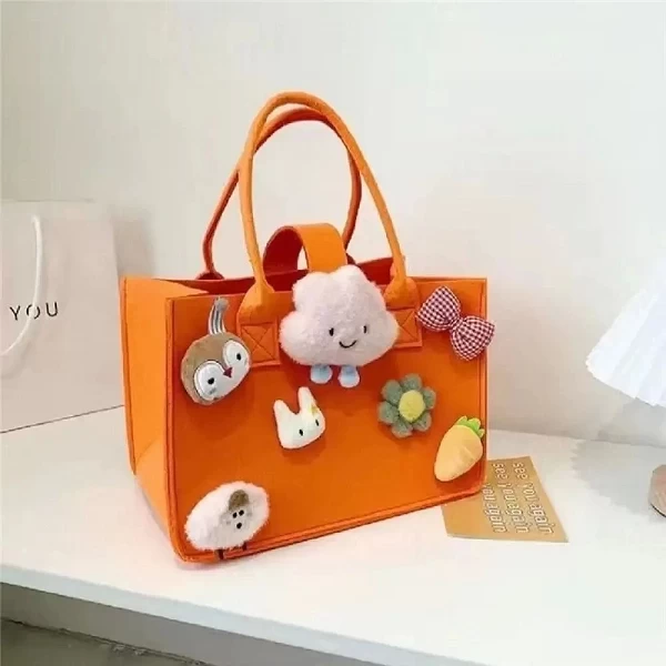 Sac à main en feutre de dessin animé pour enfants - Sac mignon portable et souvenir fille|1,98 €|OKKO MODE