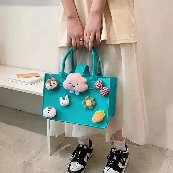 Sac à main en feutre de dessin animé pour enfants - Sac mignon portable et souvenir fille|1,98 €|OKKO MODE