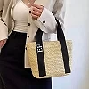 Sac fourre-tout personnalisé en paille pour femme, plage lettres|10,00 €|OKKO MODE