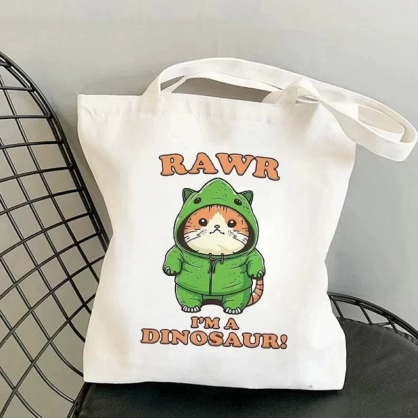 Sac fourre-tout à imprimé animal de dessin animé pour filles, rangement vet|1,98 €|OKKO MODE