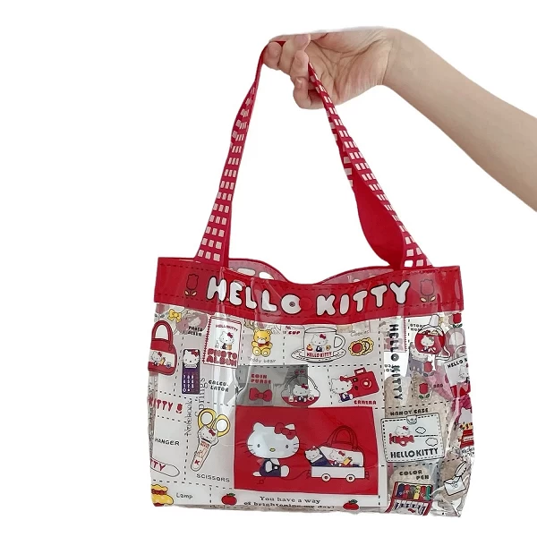 Sac à main Kitty Cat PVC transparent étanche|4,95 €|OKKO MODE