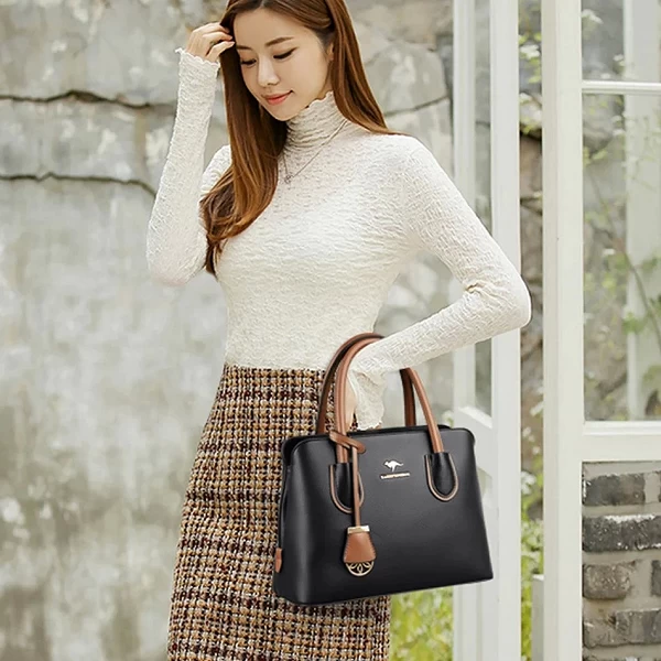 Sacs à main en cuir de luxe pour femmes 2021 - Élégant sac bandoulière fourre-tout|30,77 €|OKKO MODE