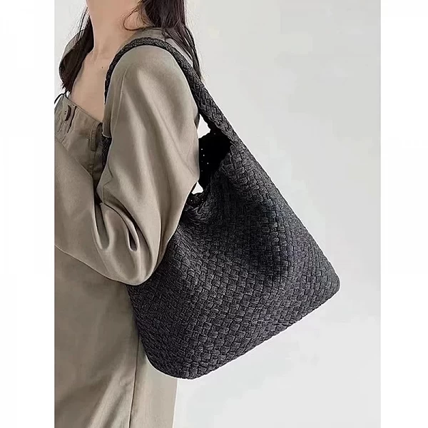 Sac en denim PU tissé pour femme - Panier Denim Mode Arrivée Spéciale|43,19 €|OKKO MODE