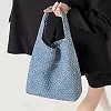 Sac en denim PU tissé pour femme - Panier Denim Mode Arrivée Spéciale|43,19 €|OKKO MODE